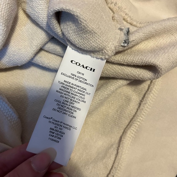 Cream Coach Sweatshirt - Picture 5 of 5